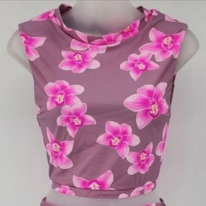 Women's Free People Acacia Mateo Swim Suit Top NWOT Gili Pink